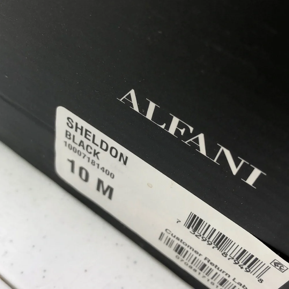 Alfani Sheldon Black Oxford Dress Shoes